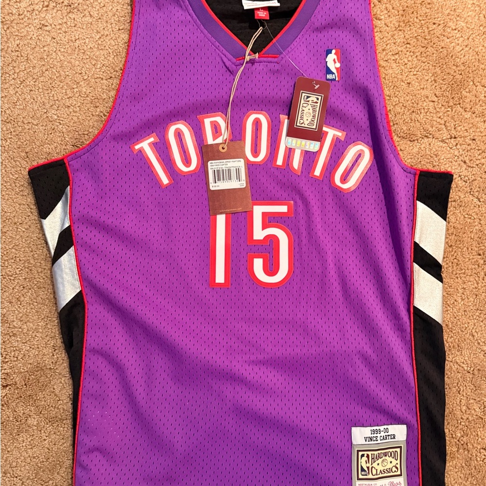 Mitchell & Ness Purple Basketball Jersey